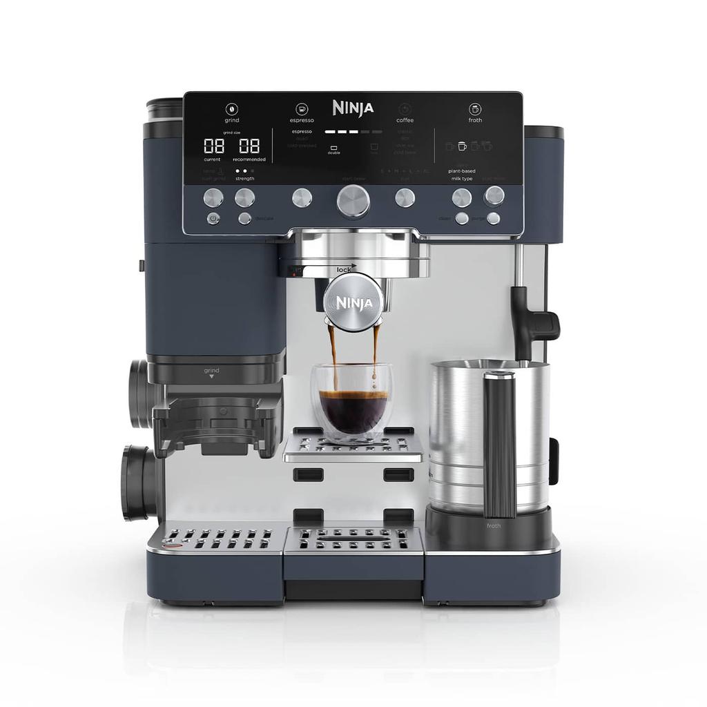 Machine Expresso Sans capsules Ninja ES601EUCY 2,0000L - Bleu nuit Reconditionné - Ninja reconditionné disponible sur Backmarket