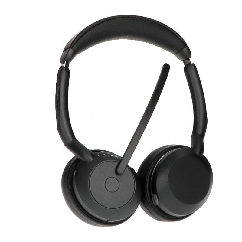 Casque réducteur de bruit avec micro Jabra Evolve2 55 - Noir Reconditionné - Jabra reconditionné disponible sur Backmarket