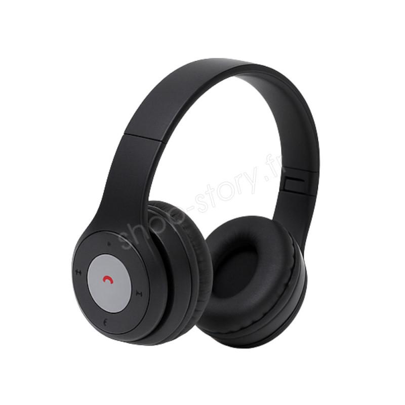 Casque filaire + sans fil avec micro Siroco MUSIVO_N_BM - Noir Reconditionné - Siroco est une marque connue, mais il est important de not reconditionné disponible sur Backmarket
