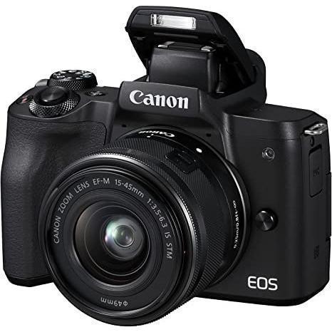 EOS M50 - Noir + Canon Canon Zoom Lens EF-M 15-45mm f/3,5-6,3 IS STM f/3.5-6.3 Reconditionné - Canon reconditionné disponible sur Backmarket