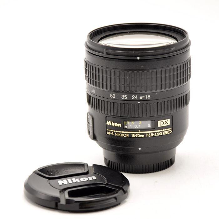 Objectif Nikon F 18-70mm G ED DX Nikon 18-70mm f/3.5-4.5 Reconditionné - Nikon reconditionné disponible sur Backmarket