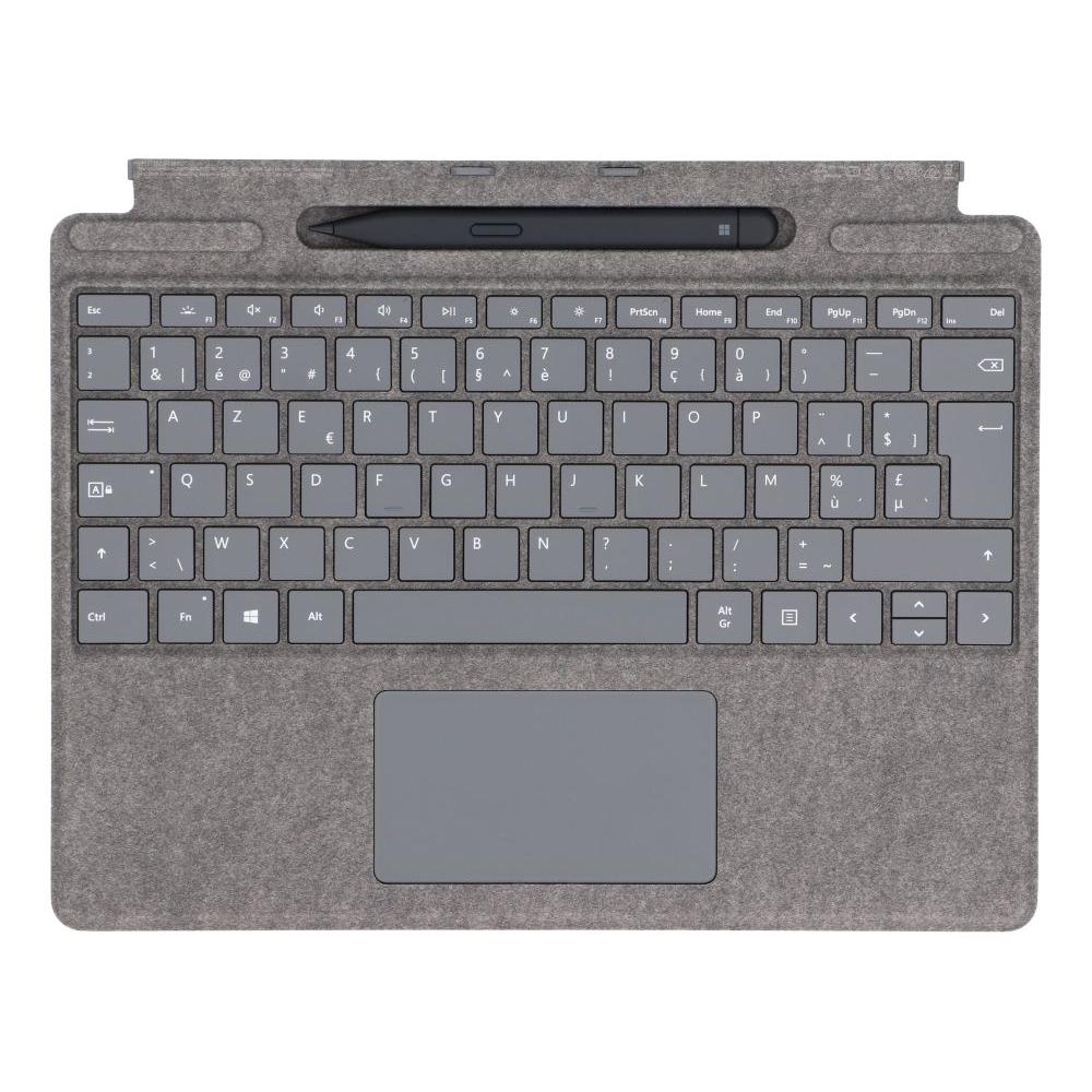 Acheter Clavier Microsoft AZERTY Belge Sans-fil rétroéclairé Surface Pro X / 8 / 9 Signature Keyboard + Slim Pen Reconditionné - 219,00 € Clavier Microsoft AZERTY Belge Sans-fil rétroéclairé Surface Pro X / 8 / 9 Signature Keyboard + Slim Pen Reconditionné - Microsoft reconditionné disponible sur Backmarket