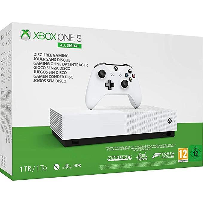 Xbox One S 1000Go - Blanc - Edition limitée All Digital Reconditionné - Microsoft reconditionné disponible sur Backmarket