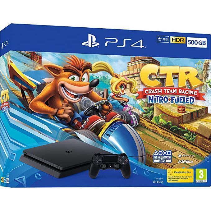 PlayStation 4 Slim 500Go - Noir + Crash Team Racing: Nitro-Fueled Reconditionné - Sony reconditionné disponible sur Backmarket