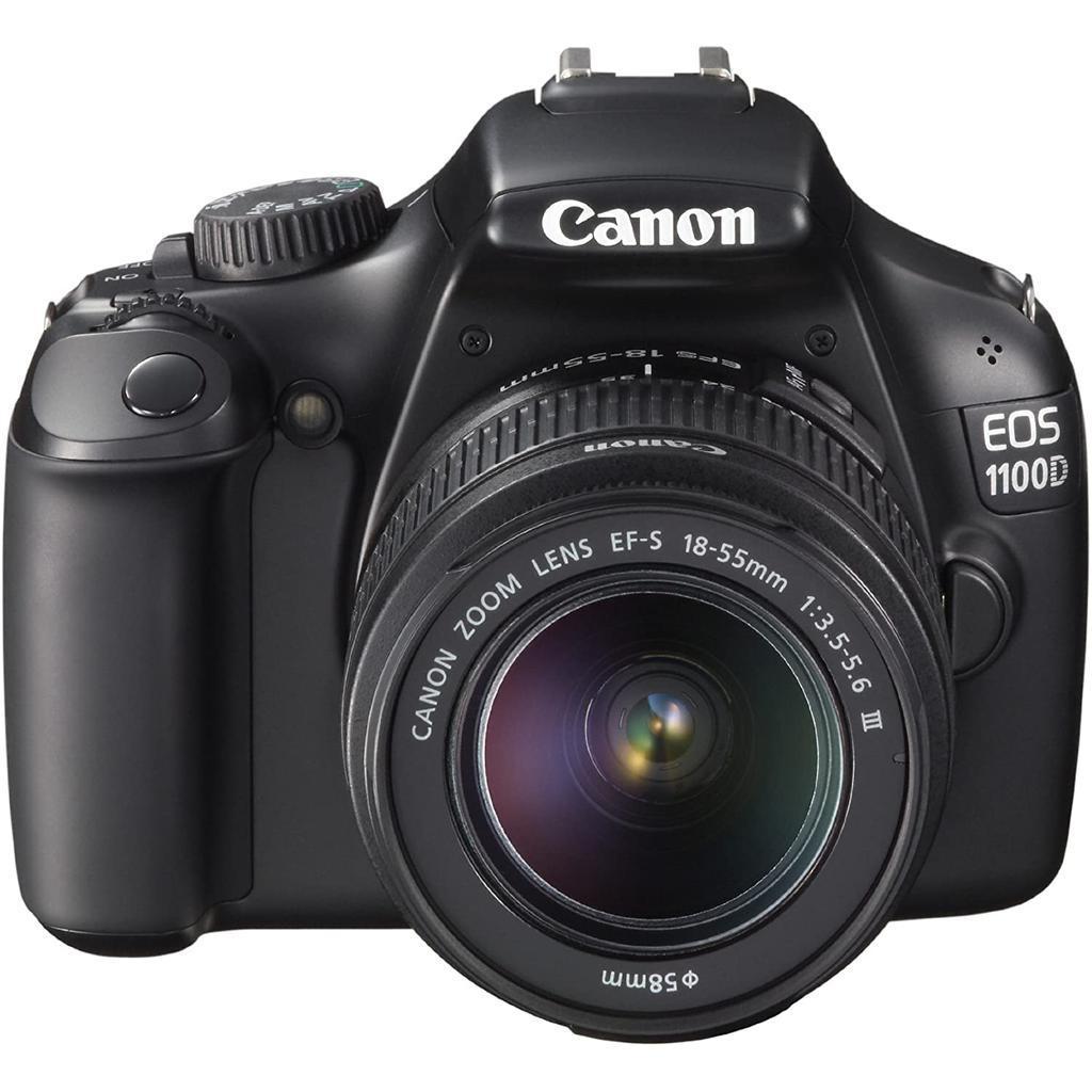 Reflex EOS 1100D - Noir + Canon Canon EF-S 18-55 mm f/3.5-5.6 III f/3.5-5.6 Reconditionné - Canon reconditionné disponible sur Backmarket