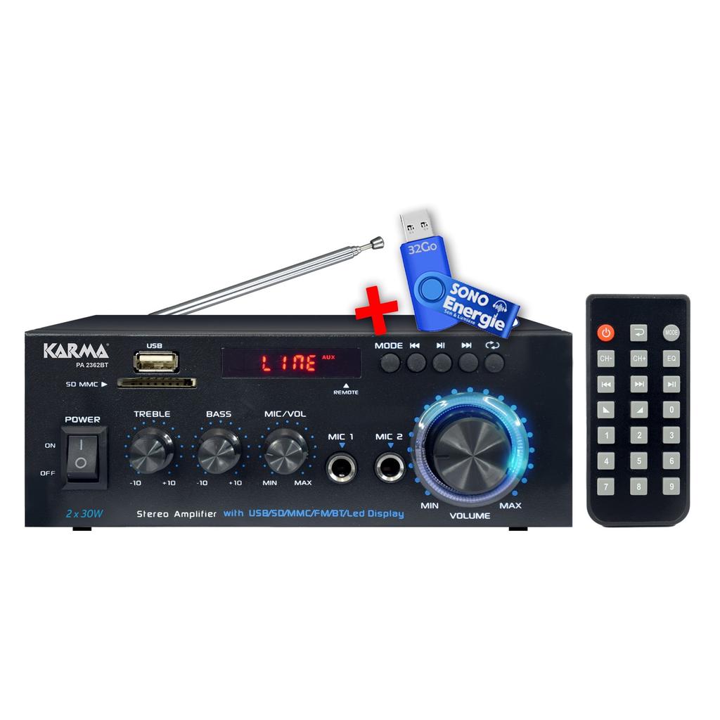 Amplificateur Karma PA-2362BT Reconditionné - Karma reconditionné disponible sur Backmarket
