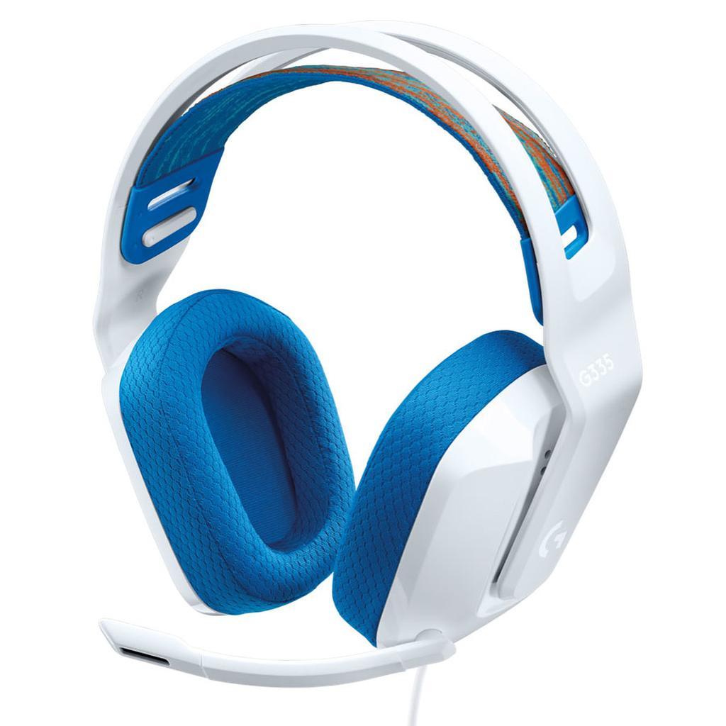 Casque gaming filaire avec micro Logitech G335 - Blanc Reconditionné - Logitech reconditionné disponible sur Backmarket