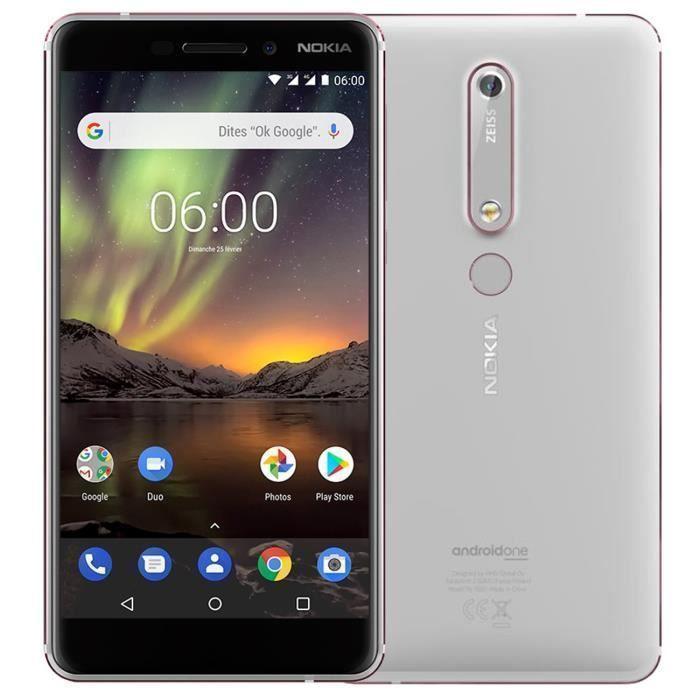 Nokia 6.1 32 Go - Blanc - Débloqué Reconditionné - Nokia reconditionné disponible sur Backmarket