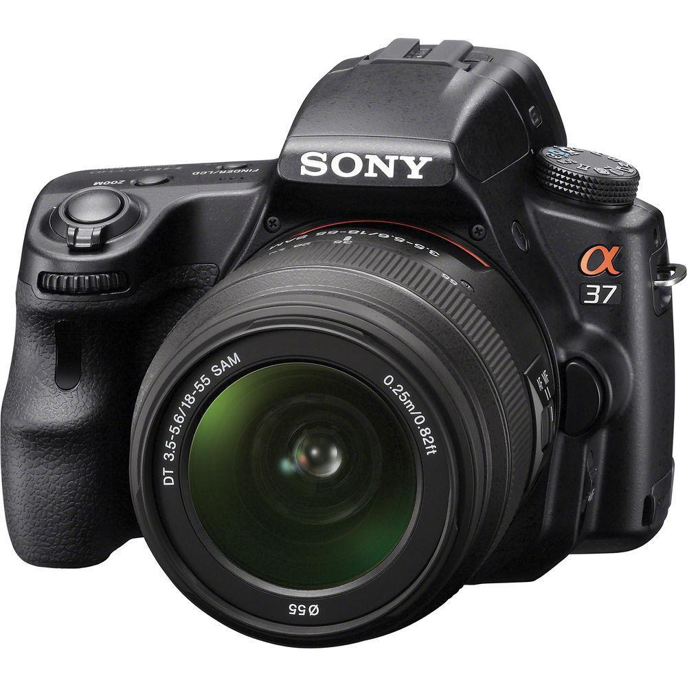 Reflex SLT-A37 - Noir + Sony Sony DT 18-55mm f/3.5-5.6 SAM f/3.5-5.6 Reconditionné - Sony reconditionné disponible sur Backmarket