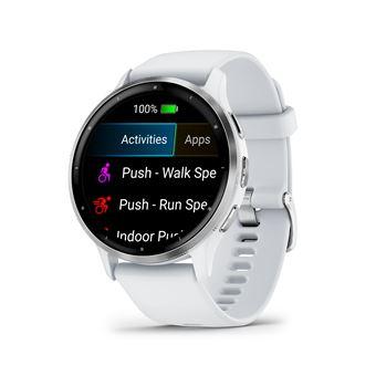 Montre Garmin Cardio GPS Venu 3 - Argent Reconditionné - Garmin reconditionné disponible sur Backmarket