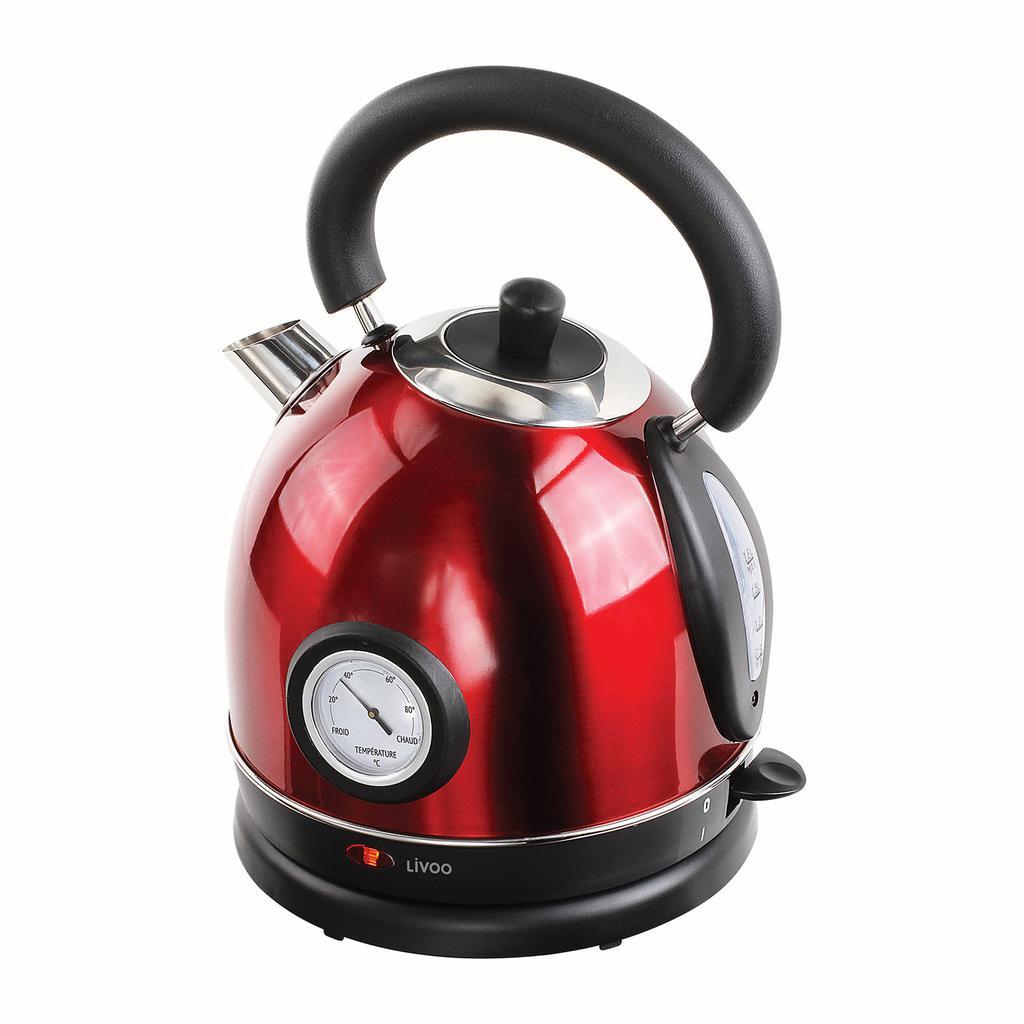 Acheter Livoo DOD157 Rouge/Noir L - Bouilloire électrique Reconditionné - 66,99 € Livoo DOD157 Rouge/Noir L - Bouilloire électrique Reconditionné - Livoo reconditionné disponible sur Backmarket