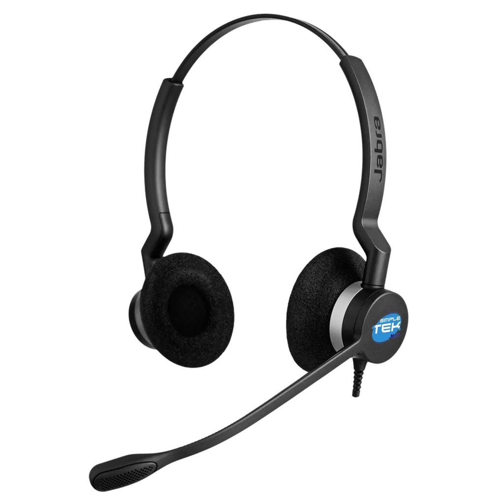 Casque réducteur de bruit avec micro Jabra Biz 2300 Duo Quick - Noir Reconditionné - Jabra reconditionné disponible sur Backmarket