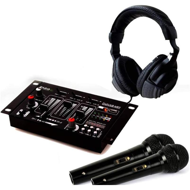 Acheter Accessoires audio Ibiza Sound Kit Table de Mixage DJ21 USB Bluetooth + Casque SONO DJ + 2 Micros Reconditionné - 106,99 € Accessoires audio Ibiza Sound Kit Table de Mixage DJ21 USB Bluetooth + Casque SONO DJ + 2 Micros Reconditionné - Ibiza Sound reconditionné disponible sur Backmarket