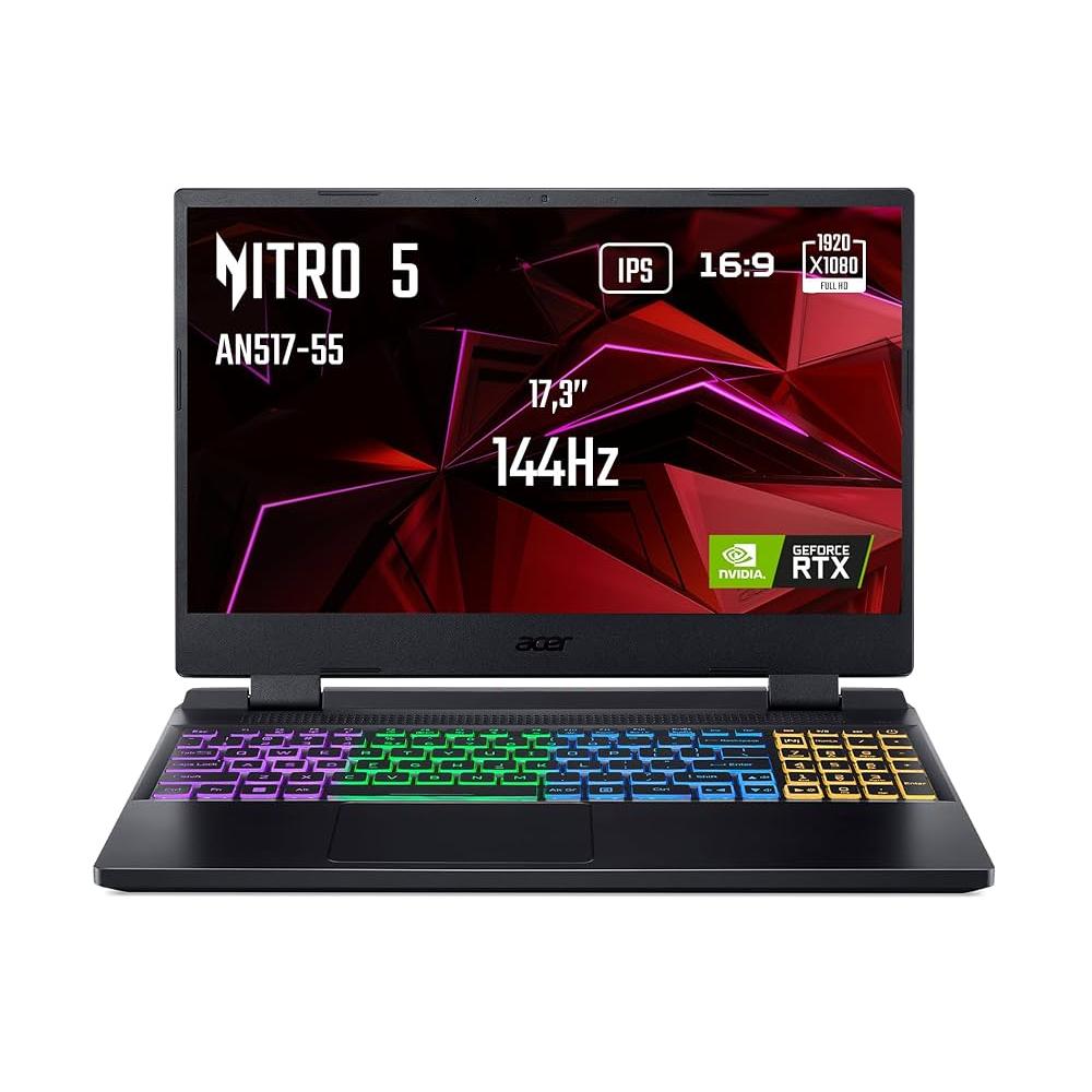 Acheter Acer Nitro 5 AN517-55-71KE 17"" Core i7 2.3 GHz - SSD 512 GB - 16 Go - Nvidia GeForce RTX 4050 AZERTY - Français Reconditionné - 990,00 € Acer Nitro 5 AN517-55-71KE 17"" Core i7 2.3 GHz - SSD 512 GB - 16 Go - Nvidia GeForce RTX 4050 AZERTY - Français Reconditionné - Acer reconditionné disponible sur Backmarket