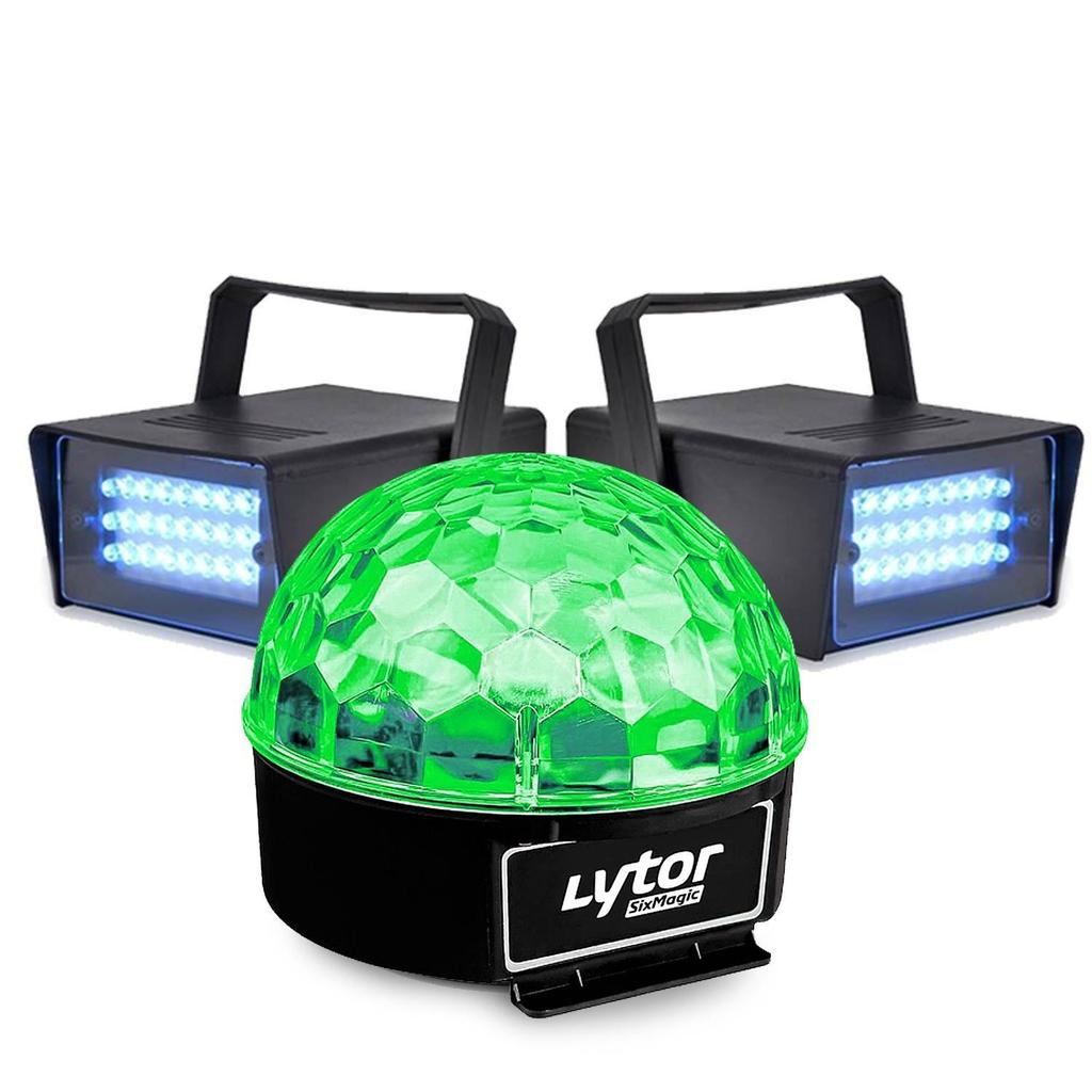 Acheter Éclairage Lytor Pack Soirée FIESTA SIXMAGIC + 2 LED STROBE BLANC Reconditionné - 59,99 € Éclairage Lytor Pack Soirée FIESTA SIXMAGIC + 2 LED STROBE BLANC Reconditionné - N/A reconditionné disponible sur Backmarket