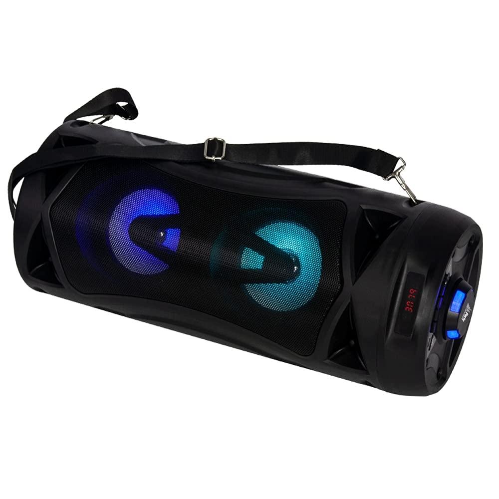 Enceinte Bluetooth Party Sound & Light PARTY BAZOOKA à LED - Noir Reconditionné - Party Sound & Light reconditionné disponible sur Backmarket