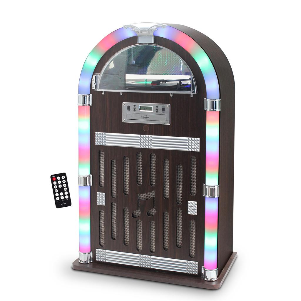 Enceinte Inovalley Jubebox Retro - Marron Reconditionné - N/A reconditionné disponible sur Backmarket