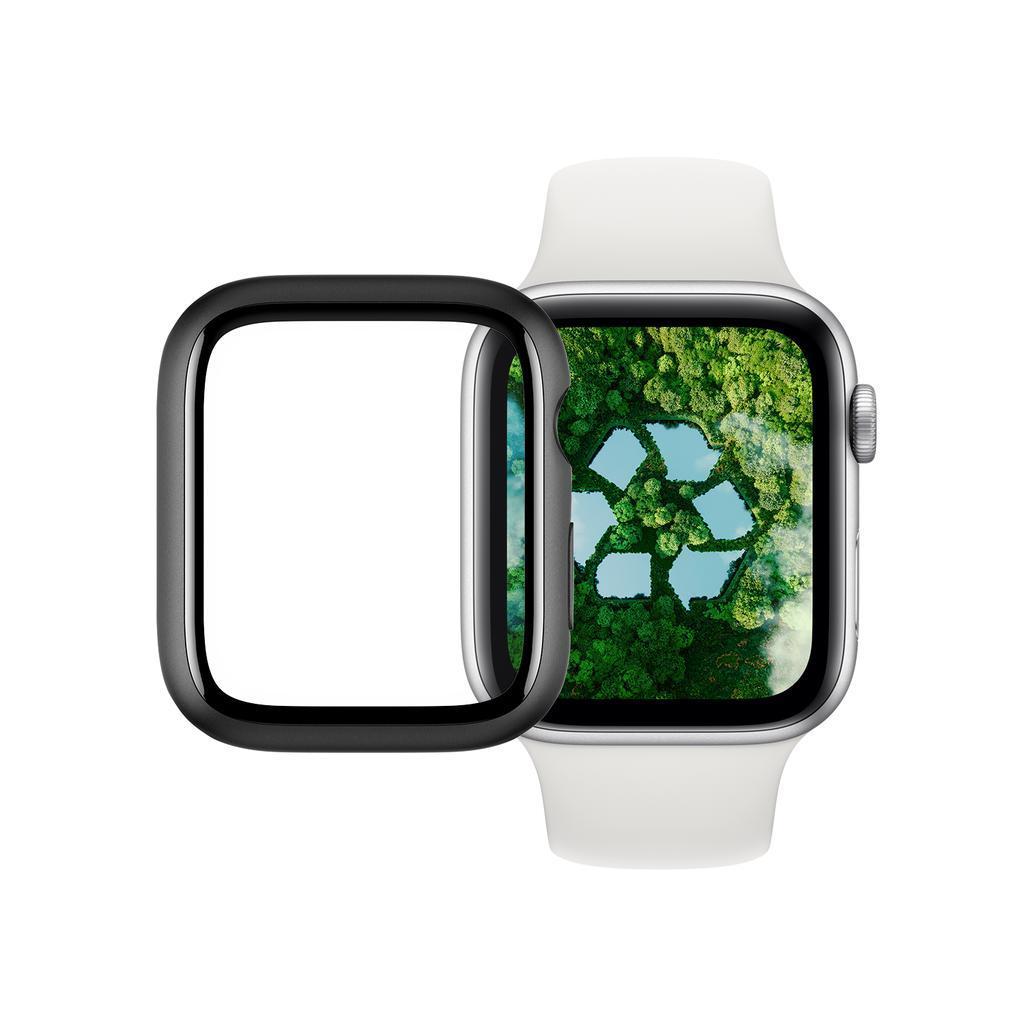 Écran de protection Apple Watch Series 4/5/6/SE - 40 mm - Plastique - Noir Reconditionné - PanzerGlass reconditionné disponible sur Backmarket