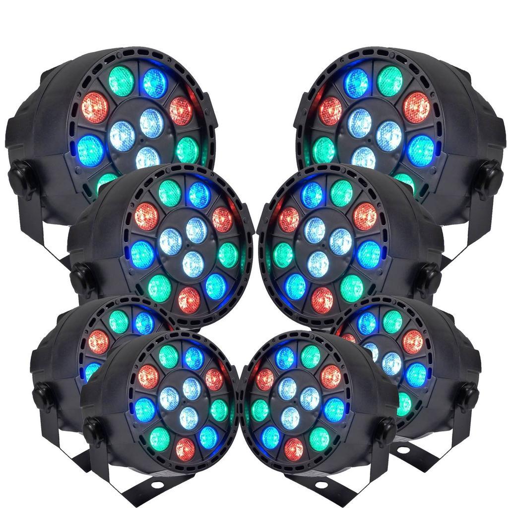 Projecteur Ibiza Light LED 8 PAR MINI RGBW Reconditionné - N/A reconditionné disponible sur Backmarket