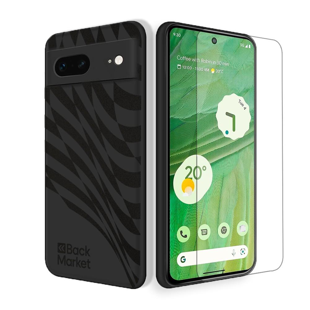 Acheter Coque Back Market Pixel 7 et écran de protection - Plastique recyclé - Noir Reconditionné - 18,99 € Coque Back Market Pixel 7 et écran de protection - Plastique recyclé - Noir Reconditionné - Back Market reconditionné disponible sur Backmarket