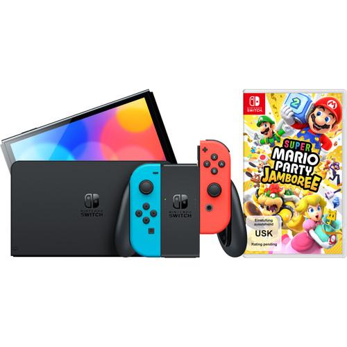 Switch 32Go - Noir Standard + Super Mario Party Jamboree Reconditionné - Nintendo reconditionné disponible sur Backmarket