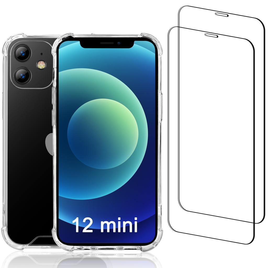 Coque iPhone 12 mini et 2 écrans de protection - Plastique recyclé - Transparent Reconditionné - N/A reconditionné disponible sur Backmarket