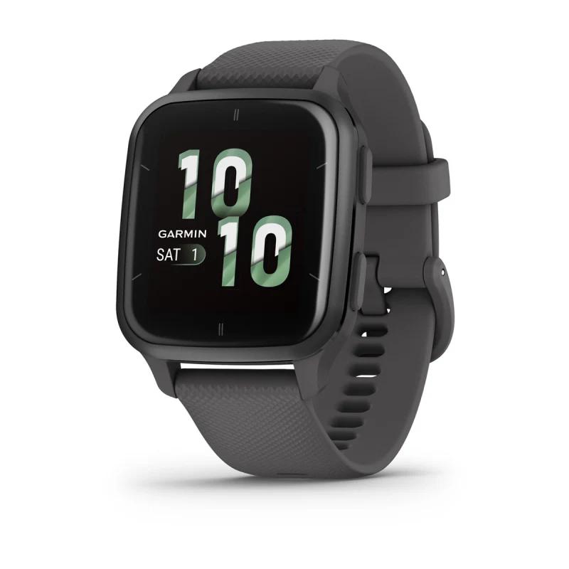 Montre Garmin Cardio GPS Venu SQ2 - Noir Reconditionné - Garmin reconditionné disponible sur Backmarket