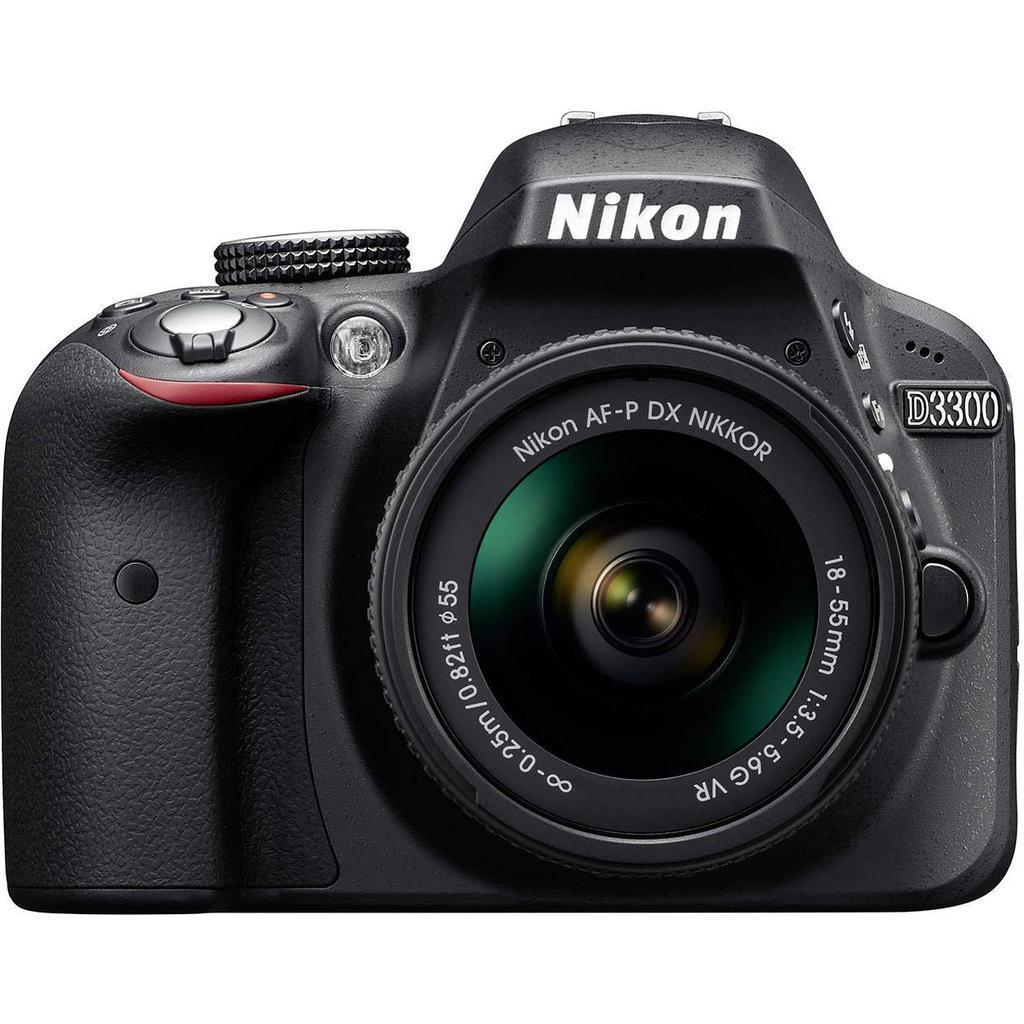 Reflex - Nikon D3300 - Noir + objectif Nikon AF-P DX Nikkor 18-55mm f/3.5-5.6G Reconditionné - Nikon reconditionné disponible sur Backmarket