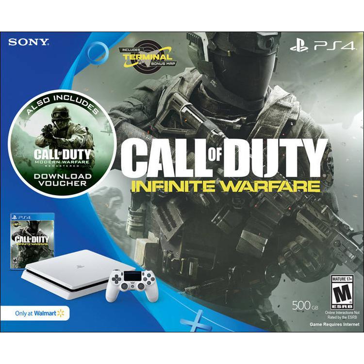 PlayStation 4 Slim 500GB - Blanc + Call of Duty: Infinite Warfare Bundle
