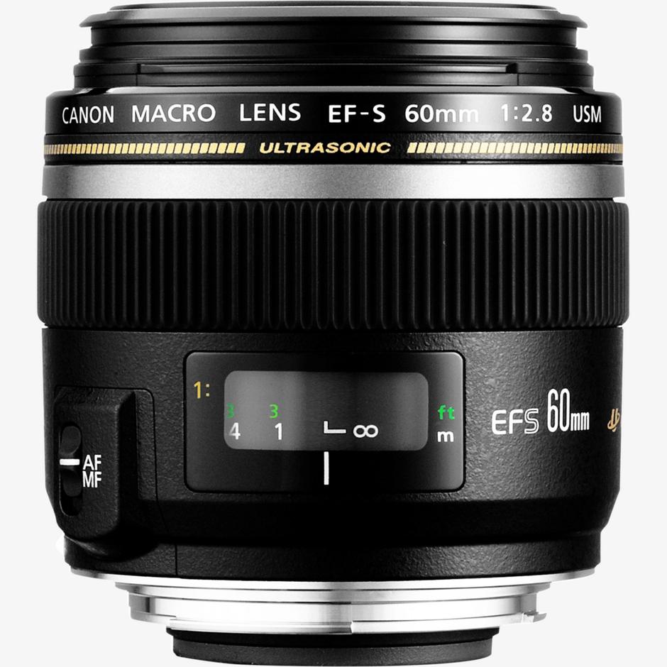 Objectif CANON EF-S 60mm f2.8 Macro USM EF-S 60mm f2.8 Reconditionné - Canon reconditionné disponible sur Backmarket