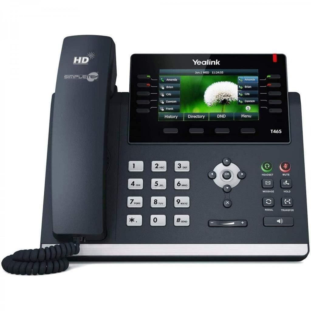 Téléphone fixe Yealink SIP-T46S VoIP Reconditionné - Yealink reconditionné disponible sur Backmarket
