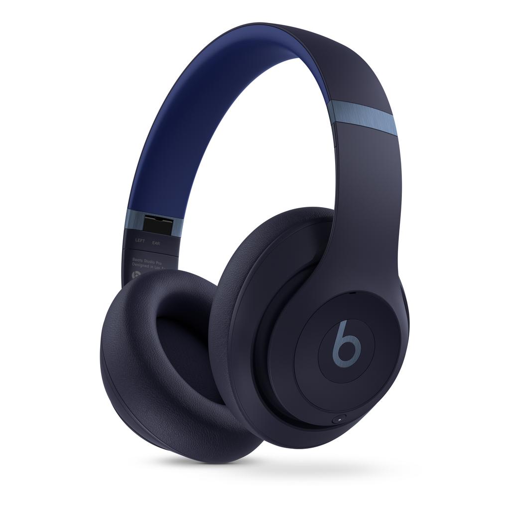 Casque réducteur de bruit sans fil avec micro Beats Studio Pro - Bleu Reconditionné - Beats reconditionné disponible sur Backmarket