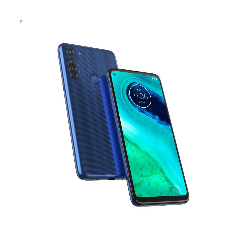 Motorola Moto G8 64 Go - Bleu - Débloqué Reconditionné - Motorola reconditionné disponible sur Backmarket