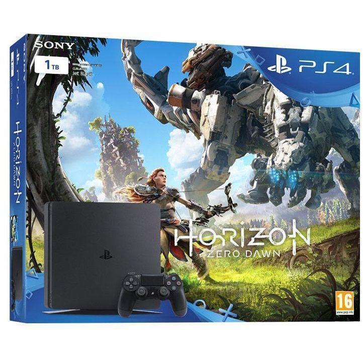 PlayStation 4 Slim 1000Go - Noir + Horizon Zero Dawn Reconditionné - Sony reconditionné disponible sur Backmarket