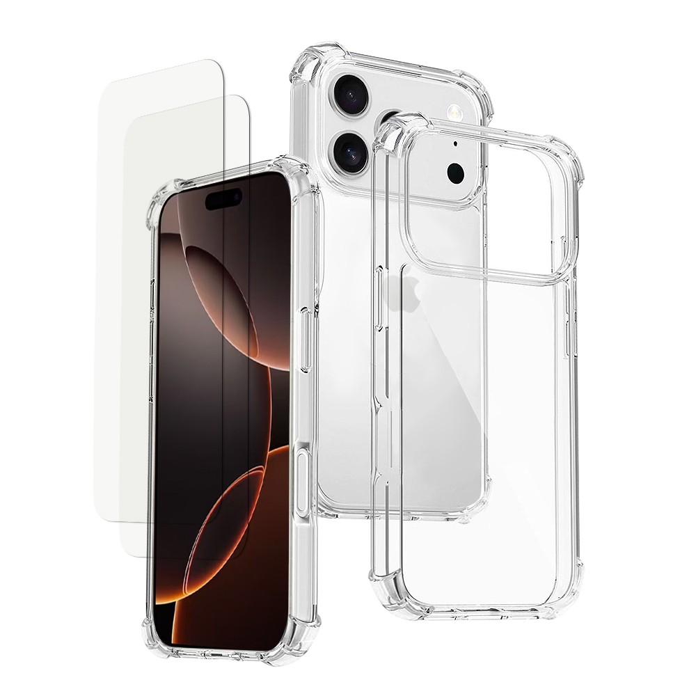 Coque iPhone 17 Pro Max et 2 écrans de protection - TPU - Transparent Reconditionné - N/A reconditionné disponible sur Backmarket