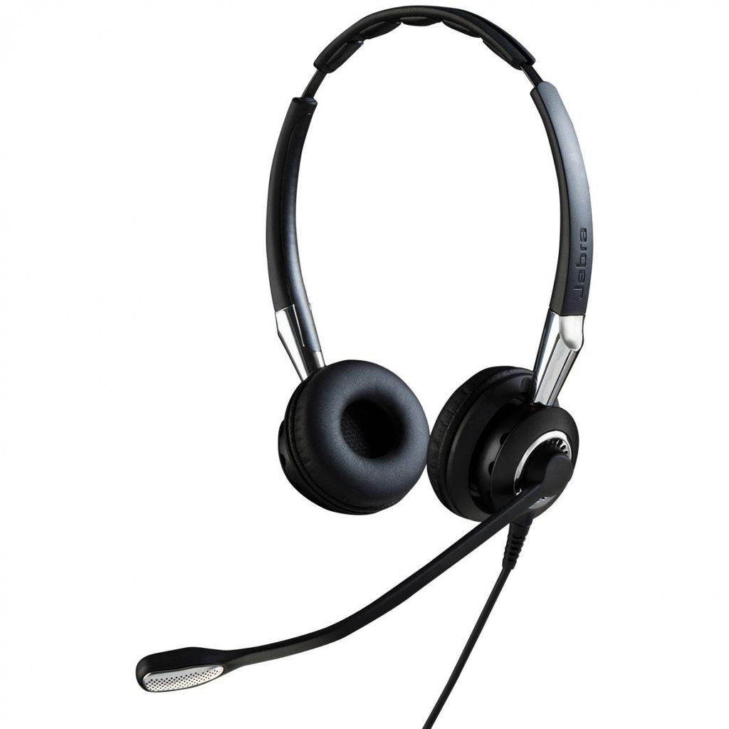 Casque réducteur de bruit avec micro Jabra BIZ 2400 II Duo - Noir Reconditionné - Jabra reconditionné disponible sur Backmarket