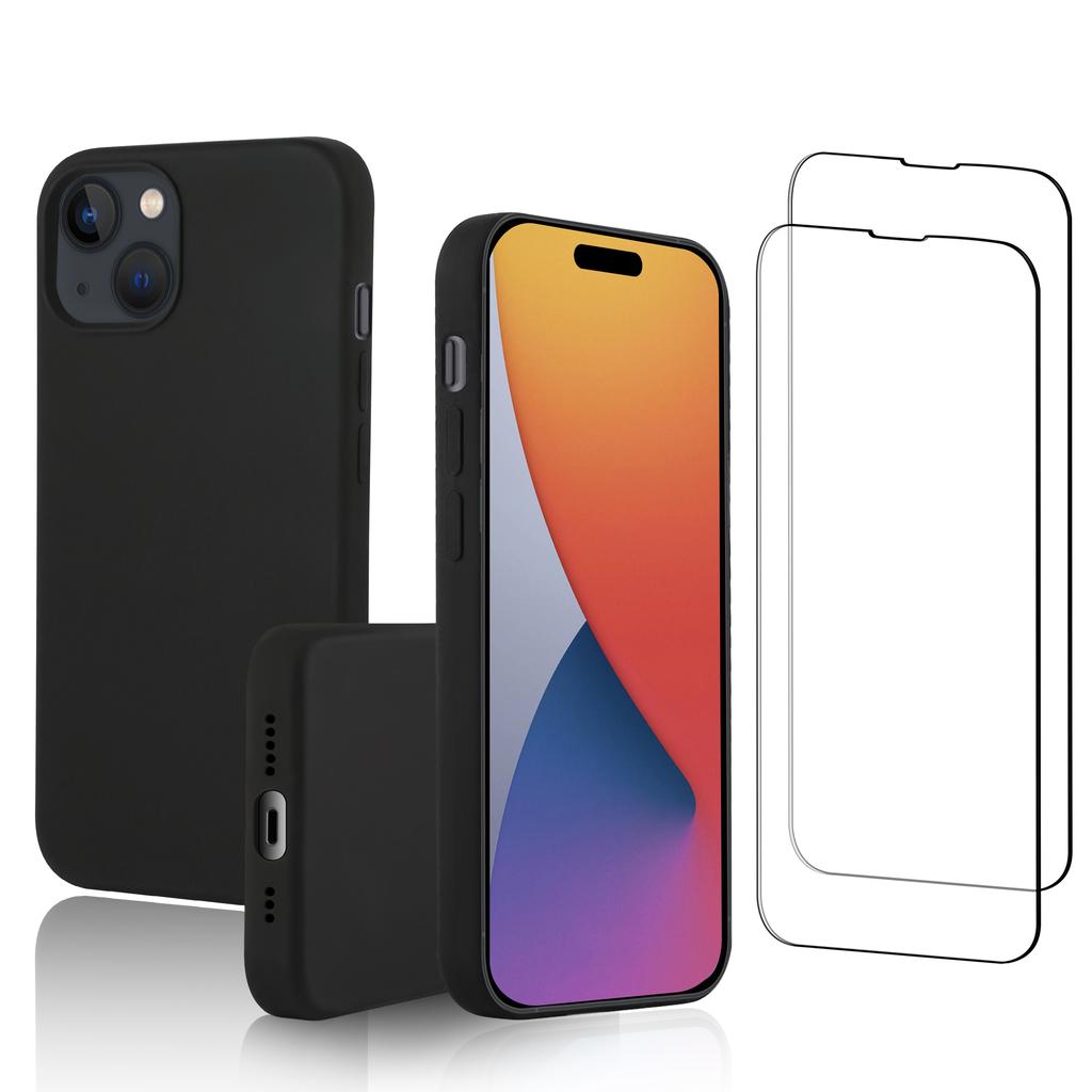 Acheter Coque iPhone 15 et 2 écrans de protection - Silicone - Noir Reconditionné - 22,99 € Coque iPhone 15 et 2 écrans de protection - Silicone - Noir Reconditionné - N/A reconditionné disponible sur Backmarket