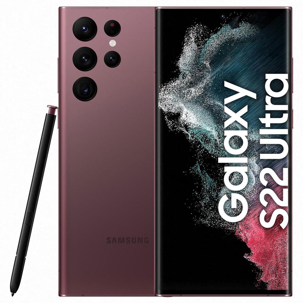 Galaxy S22 Ultra 5G 512 Go - Rouge Foncé - Débloqué Reconditionné - Samsung reconditionné disponible sur Backmarket