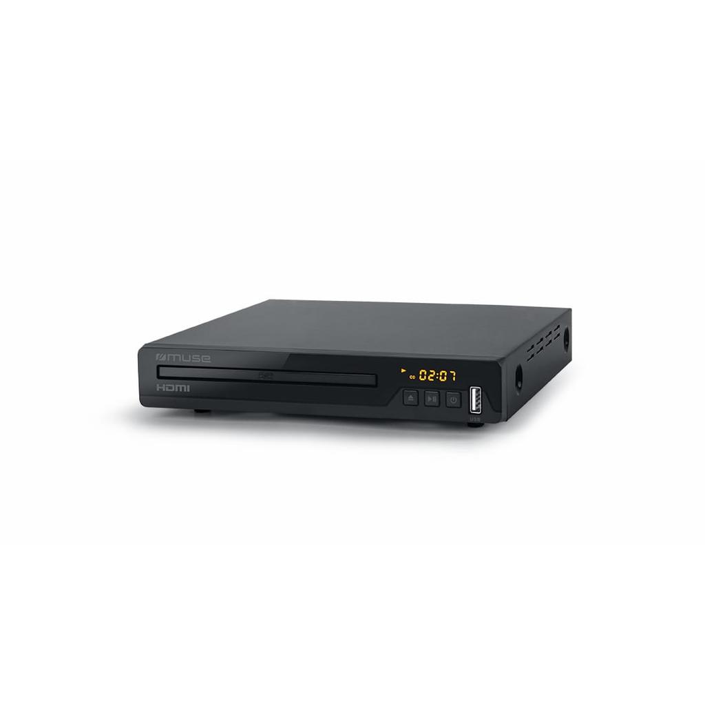 Lecteur DVD Lecteur DVD Muse M-55 DV - USB, sortie HDMI/RCA/composite/Coaxiale, FULL HD, Mp3, JPEG Xvid, Ecran LED, Soucoupe OVNI LED inclus Reconditionné - Muse reconditionné disponible sur Backmarket
