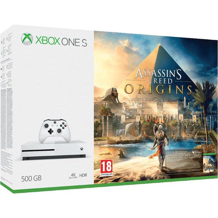 Xbox One S 500Go - Blanc + Assassin's Creed Origins Reconditionné - Microsoft reconditionné disponible sur Backmarket