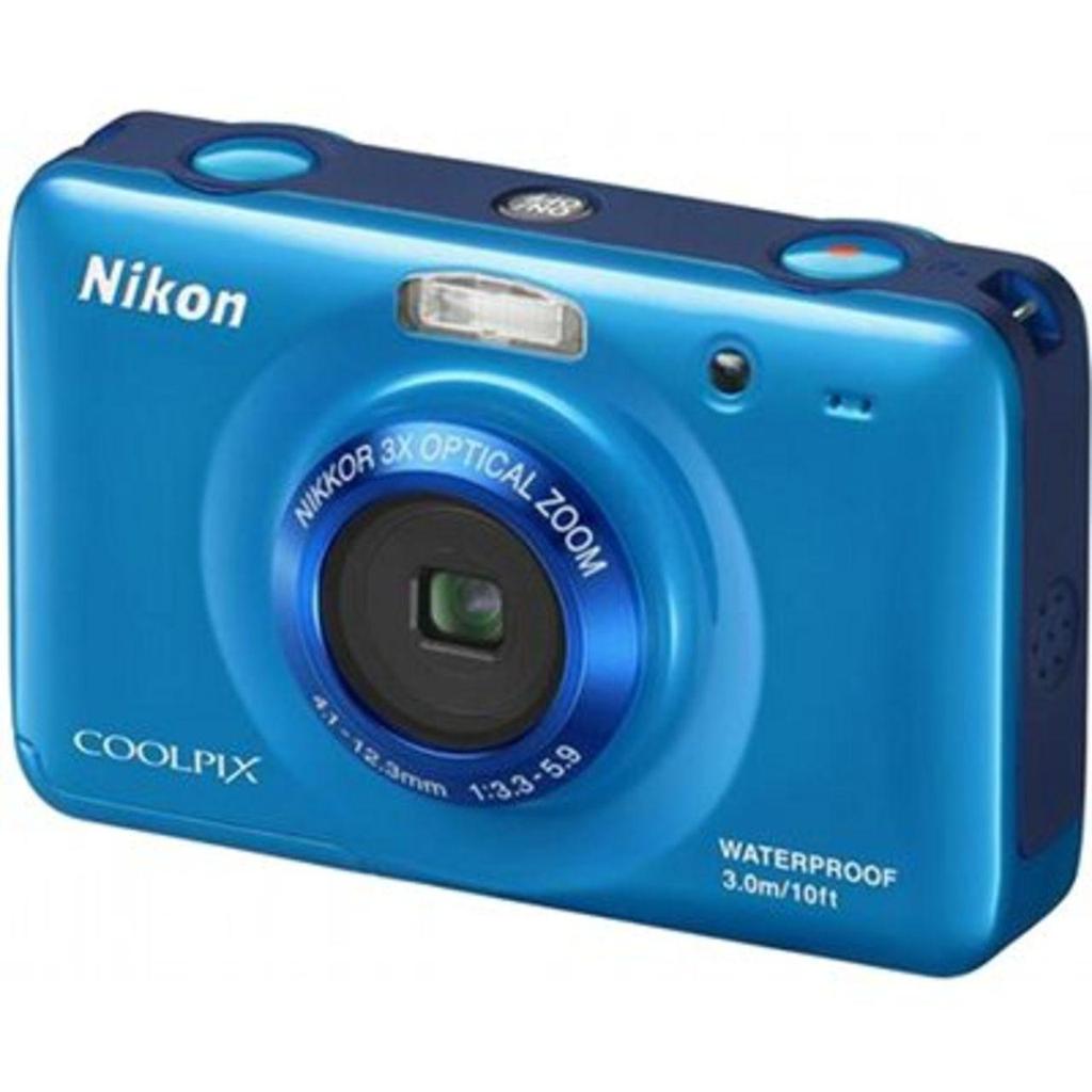 Compact Coolpix S30 - Bleu + Nikon Nikkor 3X Optical Zoom Lens 4.1-12.3mm f/3.3-5.9 f/3.3-5.9 Reconditionné - Nikon reconditionné disponible sur Backmarket