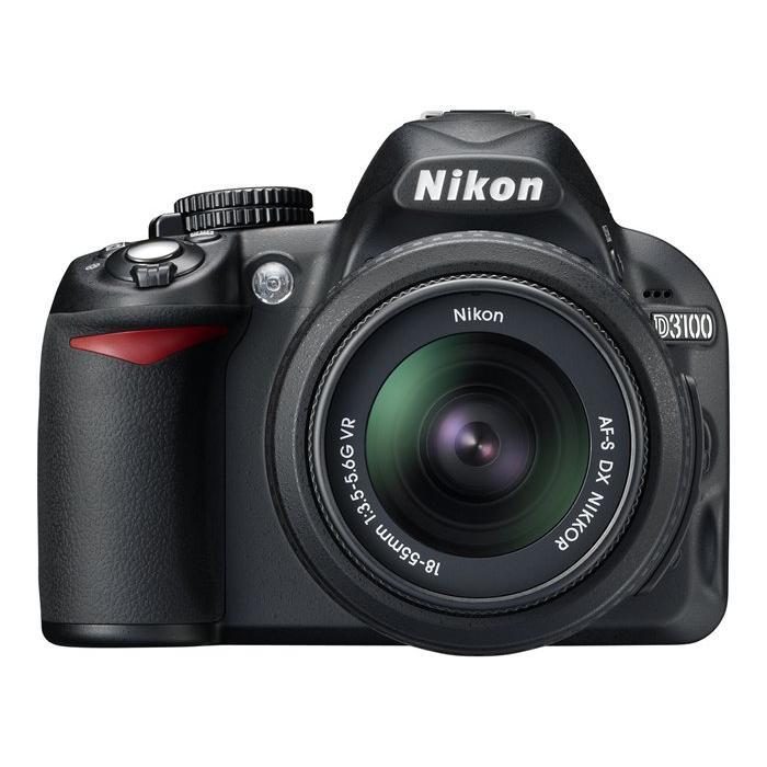 Reflex D3100 - Noir + Nikon AF-S DX Nikkor 18-55mm f/3.5-5.6G VR f/3.5-5.6 Reconditionné - Nikon reconditionné disponible sur Backmarket