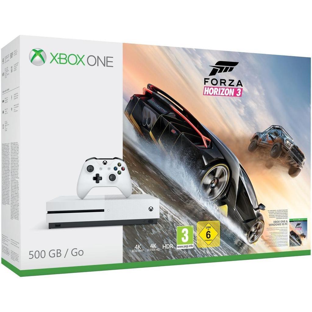 Xbox One S 500Go - Blanc + Forza Horizon 3 Reconditionné - Microsoft reconditionné disponible sur Backmarket