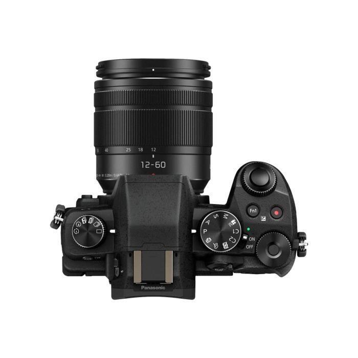 Lumix G DMC-G81M - Noir + Panasonic Lumix G Vario 12-60mm f/3.5-5.6 ASPH. Power O.I.S. f/3.5-5.6 Reconditionné - Panasonic reconditionné disponible sur Backmarket