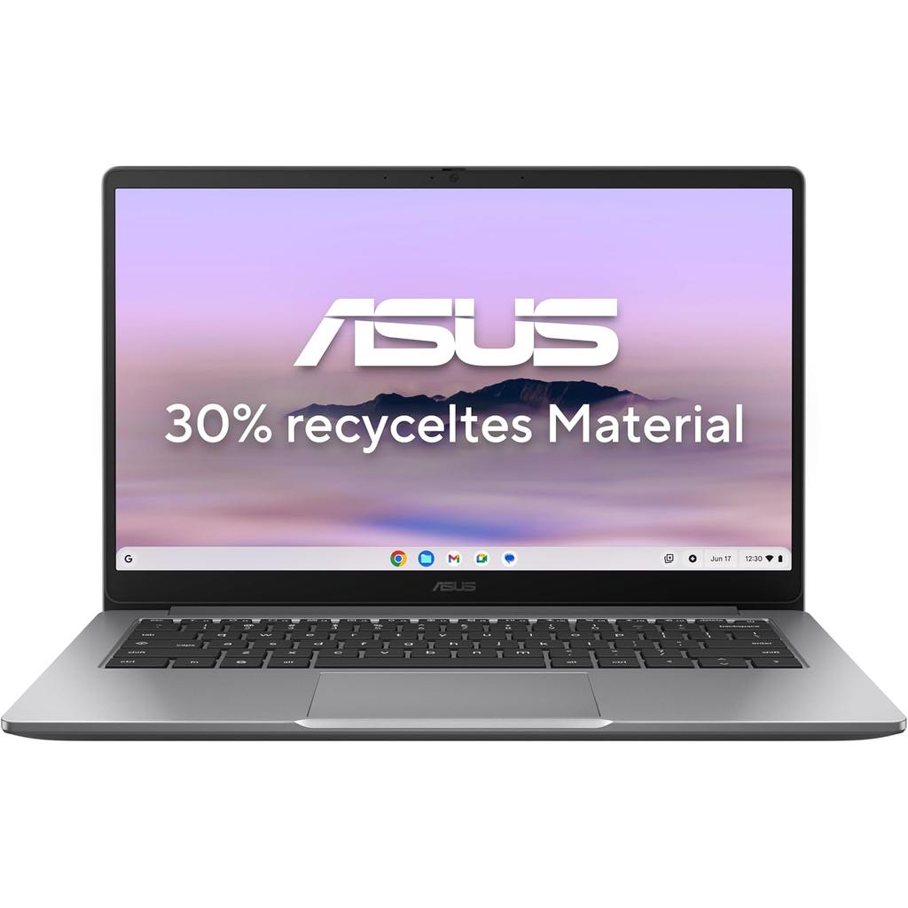 Asus Chromebook CX14 CX1405CTA-MW0355 14"" Core 3 GHz - SSD 128 Go - 8 Go QWERTZ - Allemand Reconditionné - Asus reconditionné disponible sur Backmarket