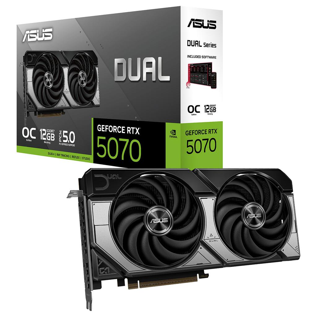 Asus NVIDIA GeForce RTX 5070 12GB GDDR7 DUAL OC Carte Graphique