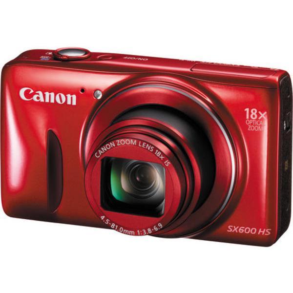 Compact PowerShot SX600 HS - Rouge + Canon Zoom Lens 18X IS 25-450mm f/3.8-6.9 f/3.8-6.9 Reconditionné - Canon reconditionné disponible sur Backmarket