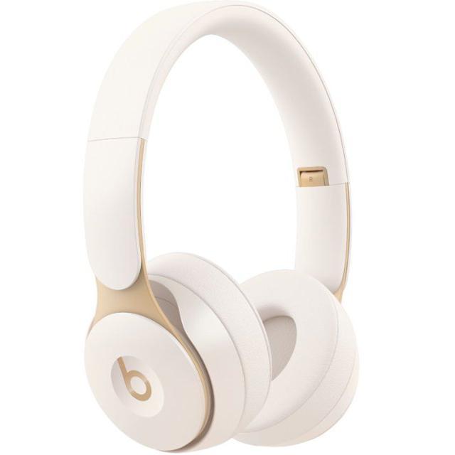 Casque réducteur de bruit sans fil avec micro Beats By Dr. Dre Solo Pro - Ivoire Reconditionné - Beats by Dre reconditionné disponible sur Backmarket