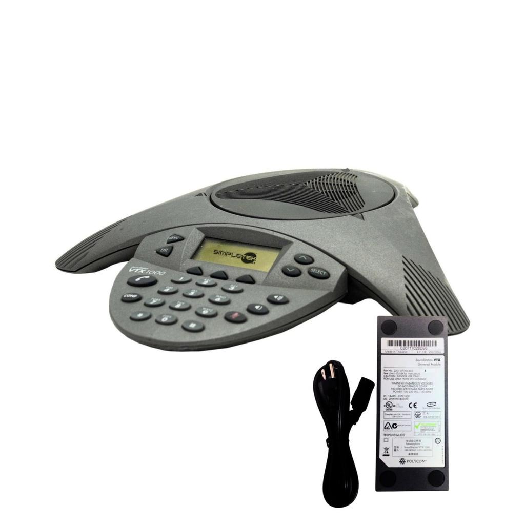 Téléphone fixe Polycom VTX1000 Reconditionné - Polycom reconditionné disponible sur Backmarket