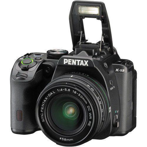 Reflex K-S2 - Noir + Pentax smc Pentax-DAL 18-50mm f/4-5.6 DC WR RE f/4-5.6 Reconditionné - Pentax reconditionné disponible sur Backmarket